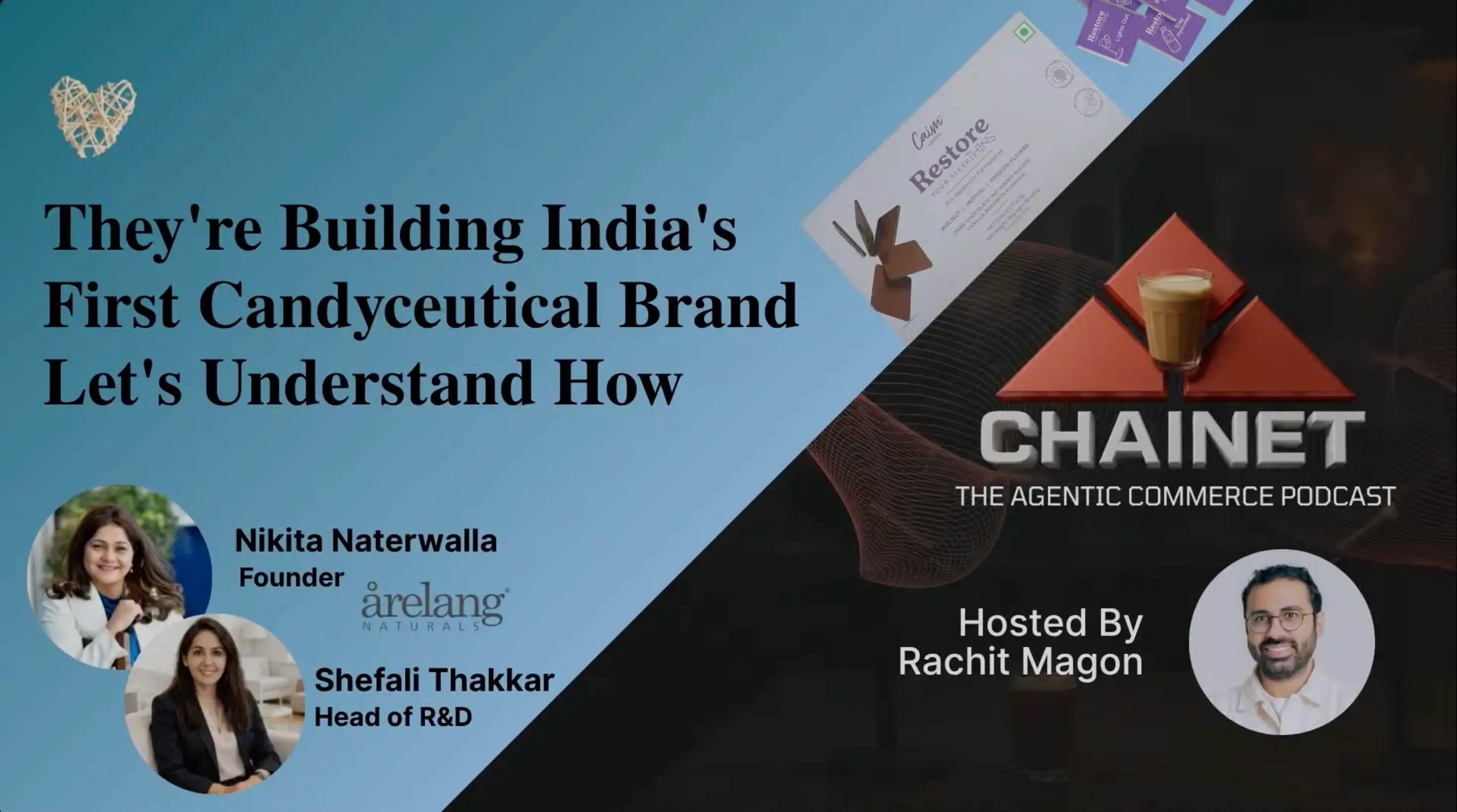 Nikita Naterwalla & Dr. Shefali Thakkar: How Arelang Naturals Is Reinventing Indian Supplements | ChaiNet