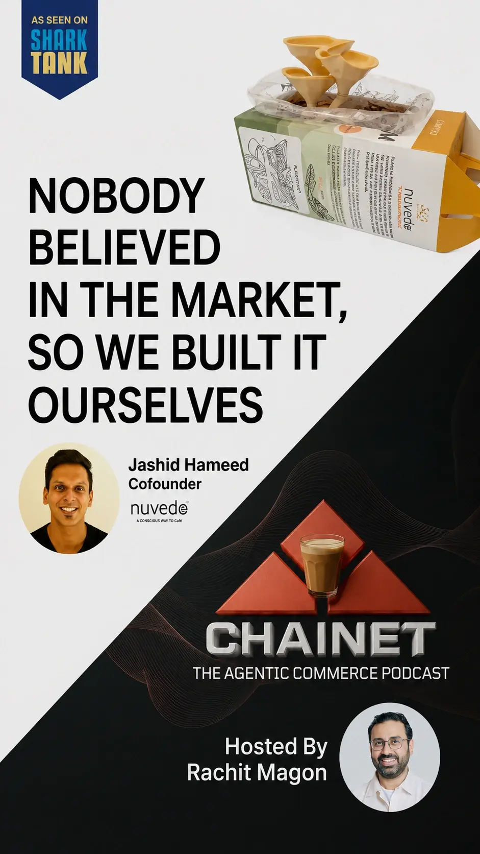 Jashid Hameed, Nuvedo: Building India's First Functional Mushroom Brand from Scratch | ChaiNet
