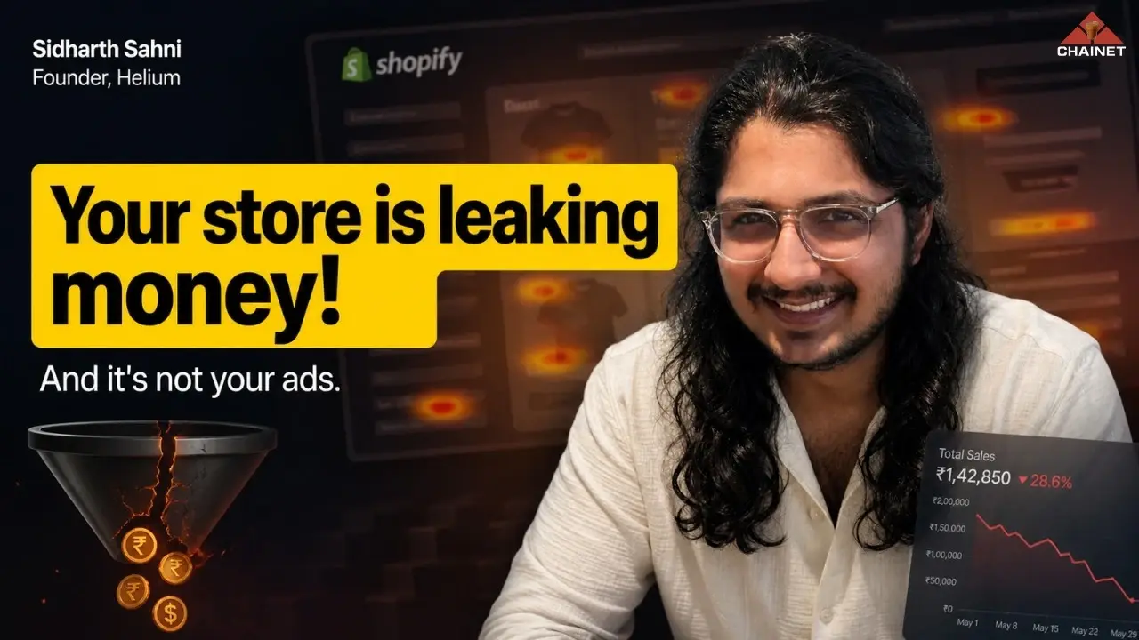 Sidharth Sahni: How Helium Personalizes Shopify Storefronts in Real Time and Why ROAS Is the Wrong North Star | ChaiNet