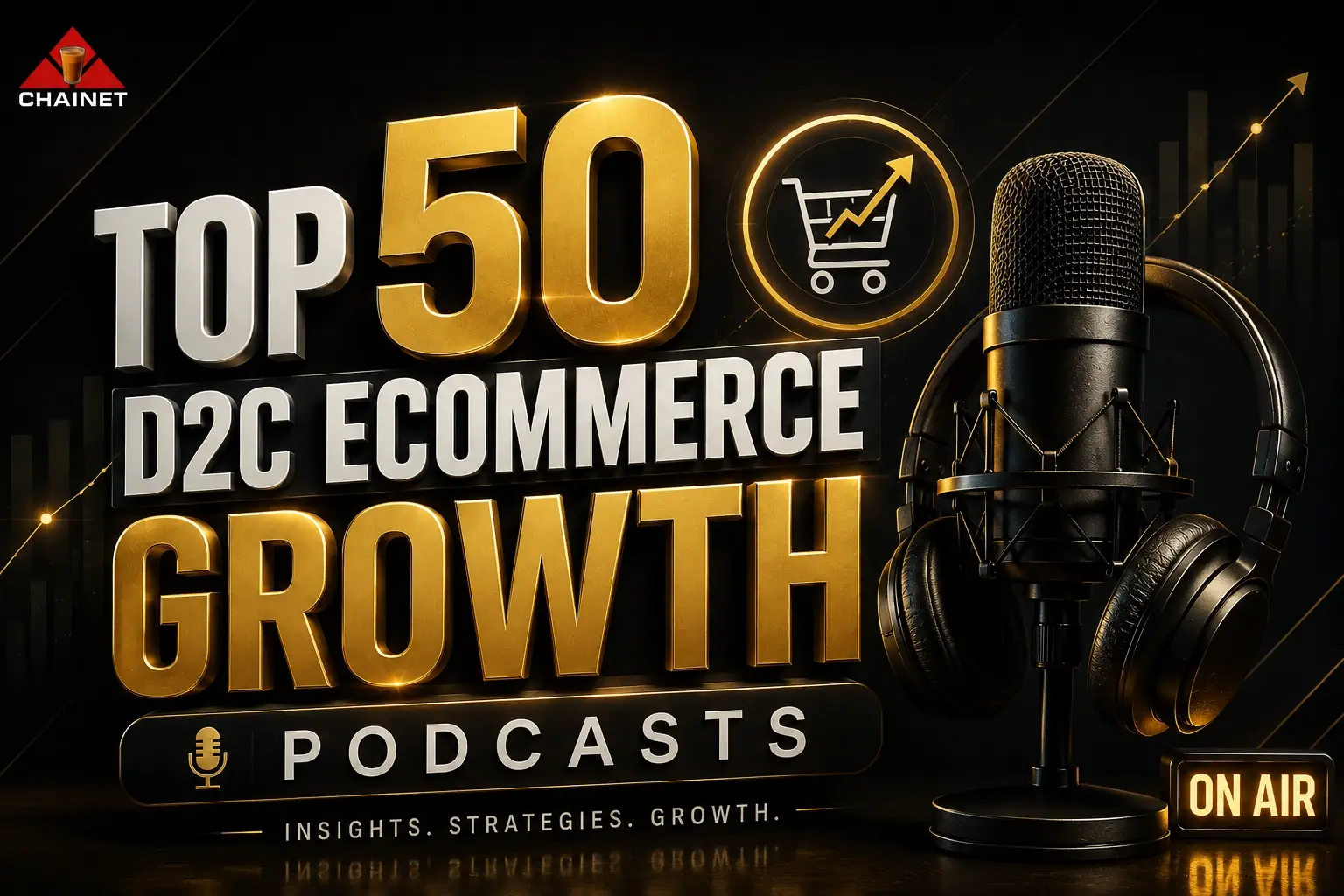 Top 50 D2C & Ecommerce Growth Podcasts to Follow in 2026