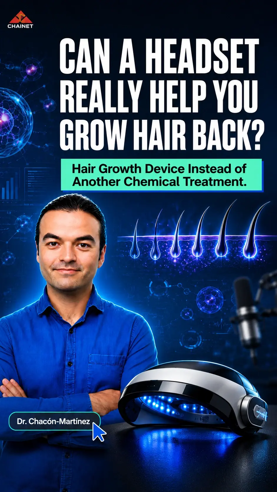 Dr. Chacón-Martínez on Building Niostem, the Device That Regrows Hair Without Drugs