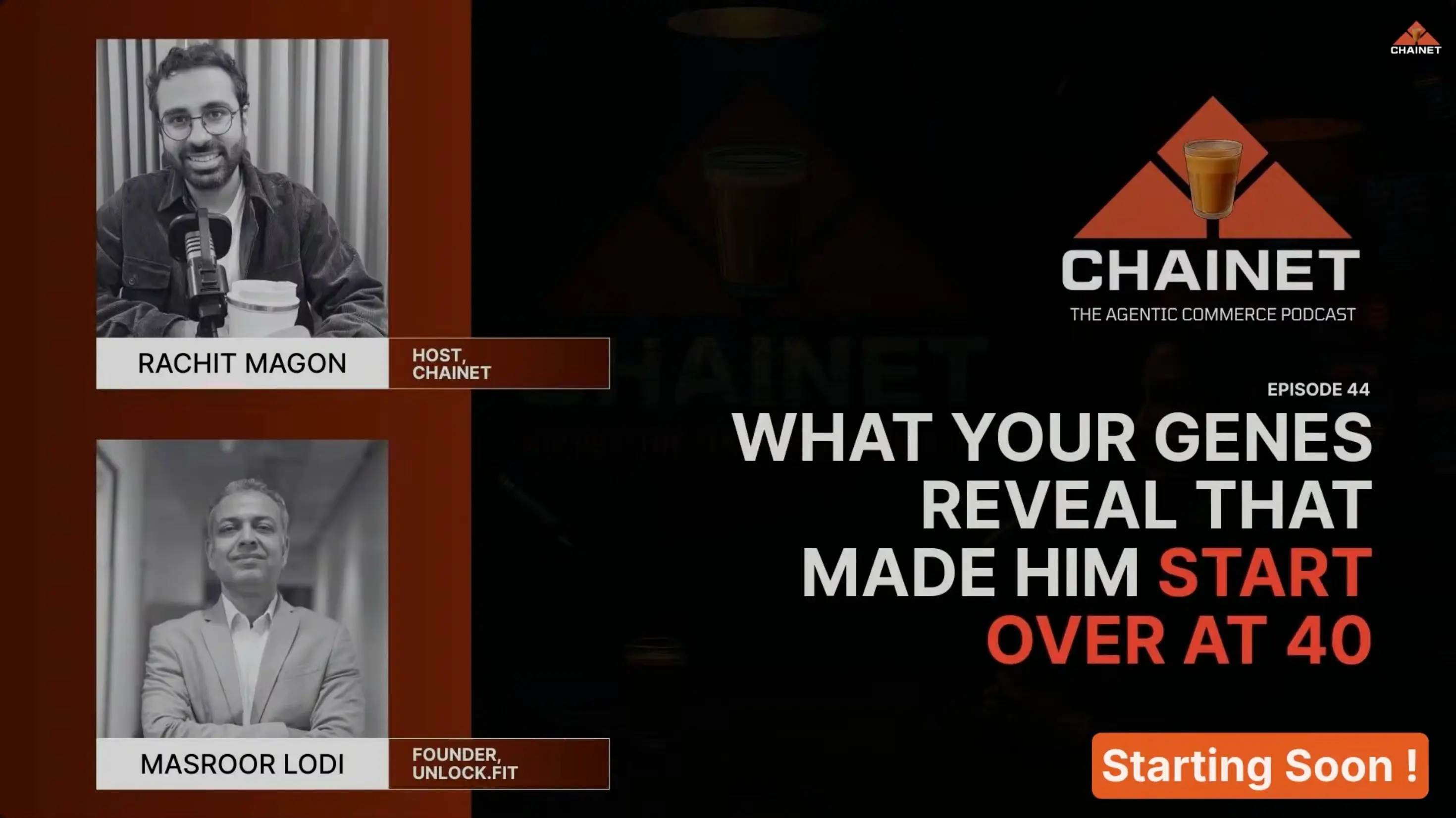 Masoor Lodi: How DNA Testing Changed Everything - Building Unlock.fit | ChaiNet