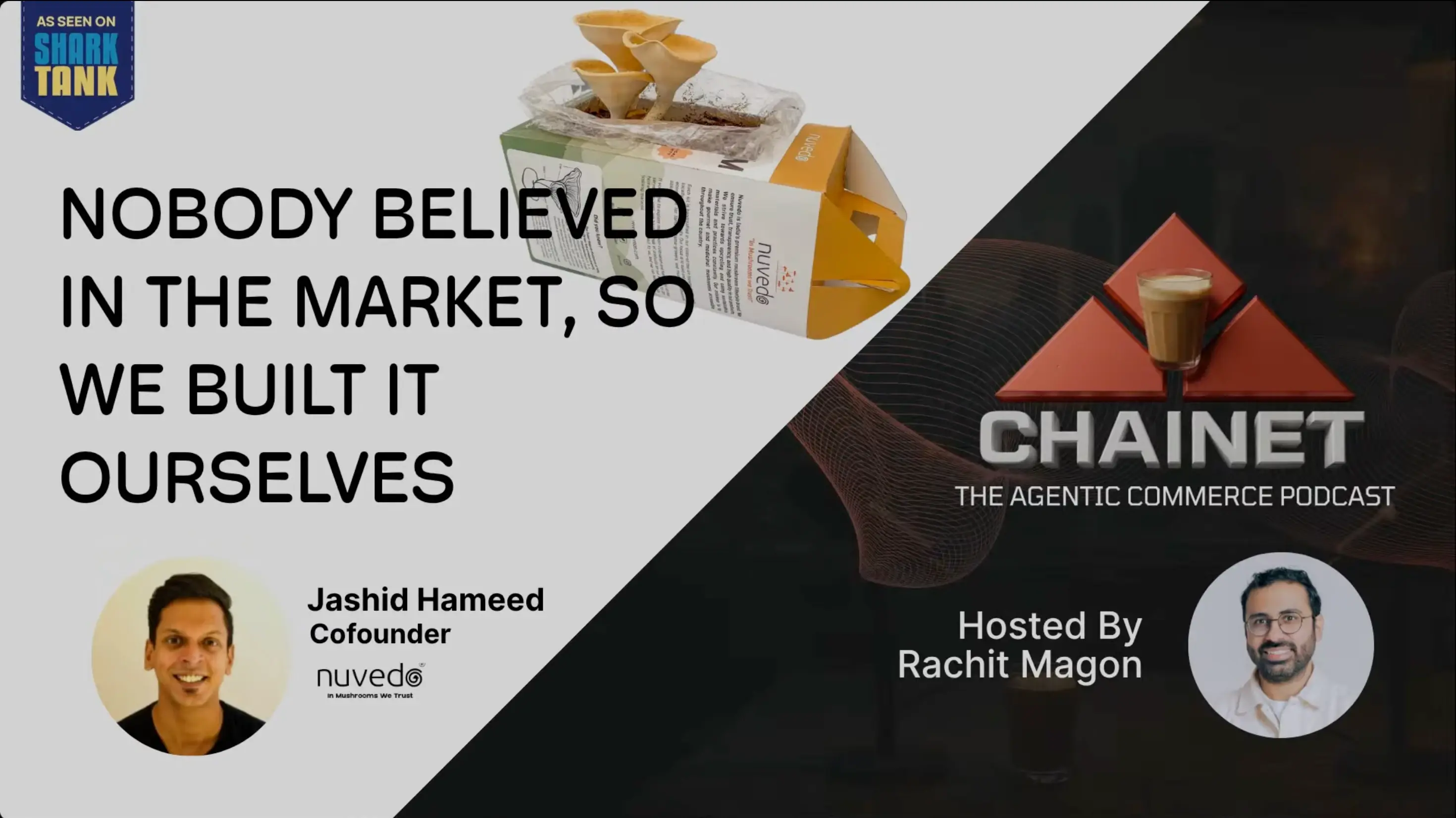 Jashid Hameed, Nuvedo: Building India's First Functional Mushroom Brand from Scratch | ChaiNet