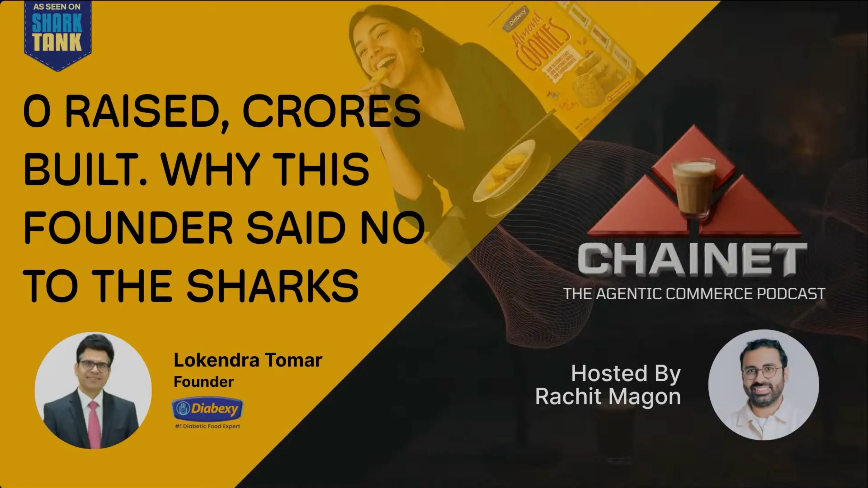 Lokendra Tomar, Diabexy: Zero Funding, Crores in Revenue, and Walking Away from Shark Tank | ChaiNet